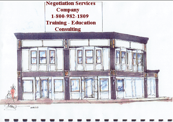 Negotiation Services
                           Company
                              1-800-982-1809
                               Training - Education
                           Consulting